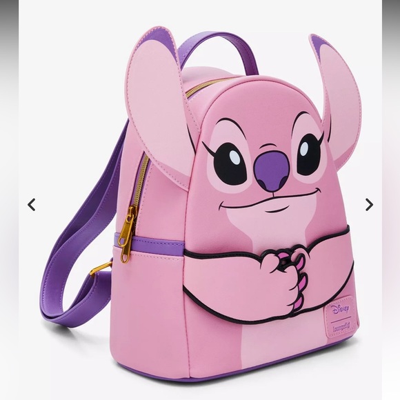 Loungefly Disney Stitch Angel Magnetic Hands Mini Backpack main image 6